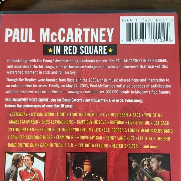 The Beatles - Paul McCartney - Live in Red Square D.V.D. Set - Picture 4 of 8